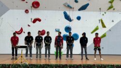 Bripda. Dewa Putra Chanita Personil Polres Kerinci Raih Medali Emas di Ajang Sport Climbing Open Championship Panglima Cup Jakarta 2024