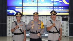 Kapolres Merangin AKBP Ruri Roberto,S.H.,S.I.K.,M.M.,M.Tr.SOU memimpin upacara serah terima jabatan Kabag Ren Polres Merangin,