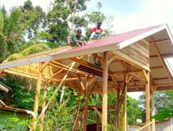 Progres RLH Yabani Capai 28%, Pemasangan Atap Selesai Dilakukan 