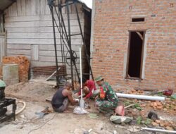 Progres Pembangunan Sumur Bor di Masjid Baitussalam Desa Bedeng Rejo Capai 15 Persen  