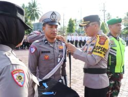 Kapolres Aceh Timur Pimpin Apel Gelar Pasukan Operasi Zebra Seulawah 2024