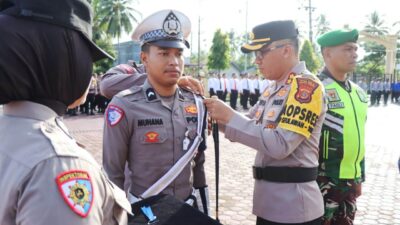 Kapolres Aceh Timur Pimpin Apel Gelar Pasukan Operasi Zebra Seulawah 2024