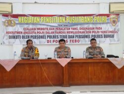 Penelitian Puslitbang Polri Terkait Evaluasi Website Dan Peralatan Rekrutmen Anggota Polri Di Polres Tebo