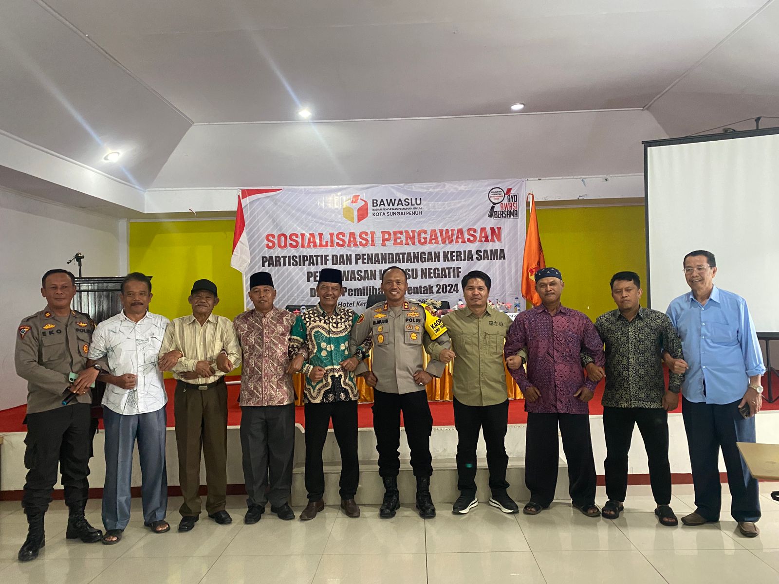 Akbp. Muhammad Mujid. SH. S.IK katakan ASN Kota Sungai Penuh diharap Untuk Tunjukkan Netralitas pada Pemilukada 2024