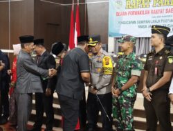 Kapolres Tebo Hadiri Rapat Paripurna DPRD Kabupaten Tebo Dalam Rangka Pengucapan Sumpah Janji Pimpinan DPRD Tebo Tahun 2024-2029