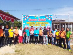 Kapolsek Pelawan Singkut Polres Sarolangun Ajak Masyarakat Gemar Olah Raga Hindari Pengaruh Narkoba 