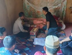 Kapolres Kerinci dan Jajaran Berikan Bantuan Kepada Warga Lempur Tengah Penderita Syaraf terjepit 