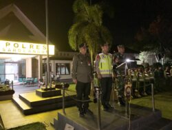 Polres Sarolangun, TNI dan Pemda Sarolangun laksanakan Patroli Skala Besar jelang Pekantikan Presiden Dan Wakil Presiden.
