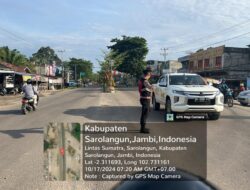 Berikan kelancaran berlalulintas, Polres Sarolangun gelar Pengamanan Kegiatan Masyarakat (PKM) di pagi hari