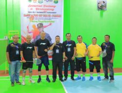 Didampingi Pjs Bupati Pasaman Edi Dharma Kajari Sobeng Suradal buka Turnamen Kajari – PBSI Cup 2024