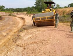 Progres Peningkatan Jalan Penghubung Desa Bedeng Rejo ke Desa Sungai Putih Capai 88 Persen 