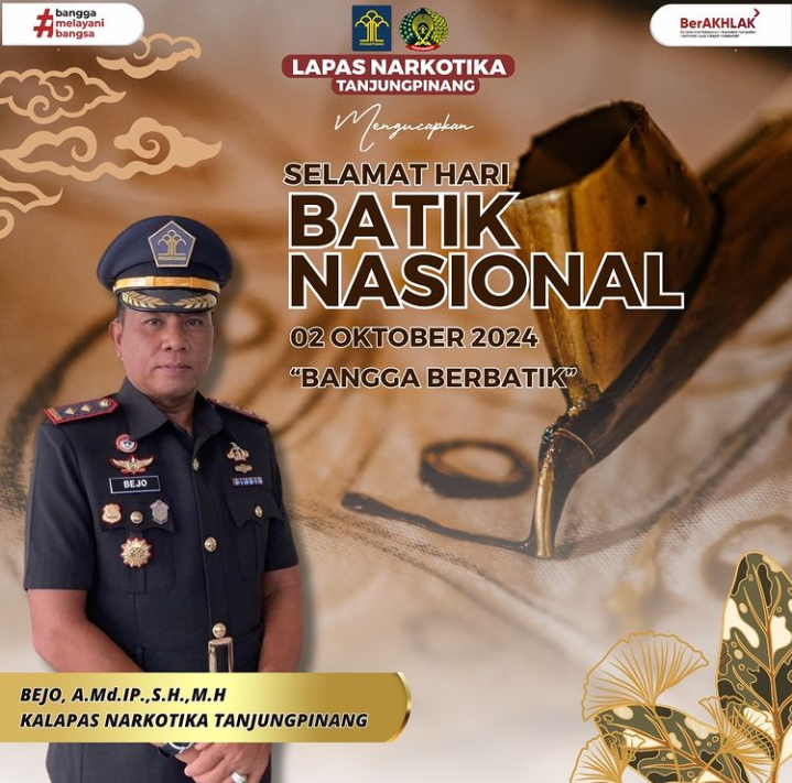 Lapas Narkotika Tanjungpinang Peringati Hari Batik Nasional 2 Oktober 2024