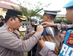 Kapolres Merangin Pimpin Apel Operasi Zebra Siginjai 2024 di Mapolres Merangin