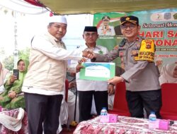 Kapolres di wakili Waka Polres Merangin Kompol. Hendra Wijaya Manurung, S.H., S.I.K., M.H., M.I.K, Hadiri Pawai Hari Santri Nasional ke-10 ditahun 2024 