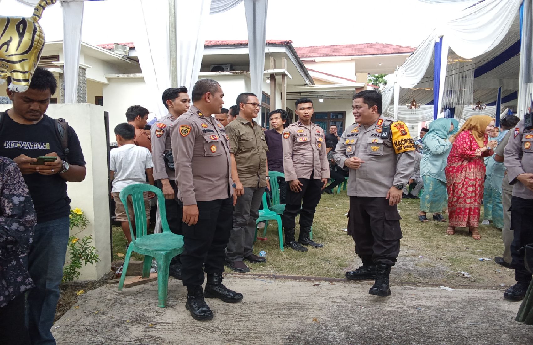 Kapolres Merangin Hadiri Syukuran dan Ucapkan Selamat atas Pelantikan Ketua DPRD Kabupaten Merangin Periode 2024-2029