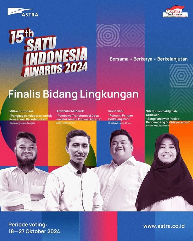 Dukung LindungiHutan di 15th SATU Indonesia Awards 2024, Vote Sekarang!