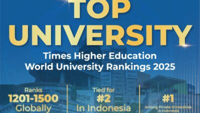 BINUS UNIVERSITY Menempati Posisi 2 di Indonesia Dalam Pemeringkatan Times Higher Education World University Rankings 2025