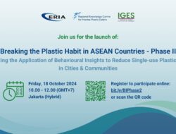 Phase II of ‘Breaking the Plastic Habit in Asia’ to Expand Use of Behavioural Insights