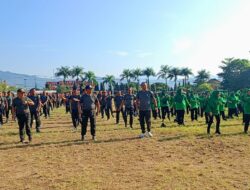 Tingkatkan Kesehatan dan Fisik ,Kodim 0417/Kerinci melaksanakan kegiatan olahraga bersama