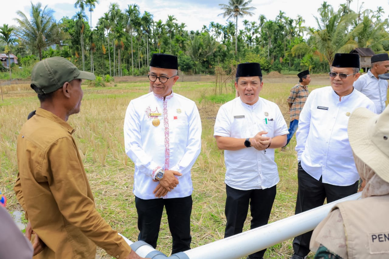 Kerjasama Kementerian Pertanian dengan TNI dan POLRI di Pasaman , Tingkatkan Swasembada pangan  ,