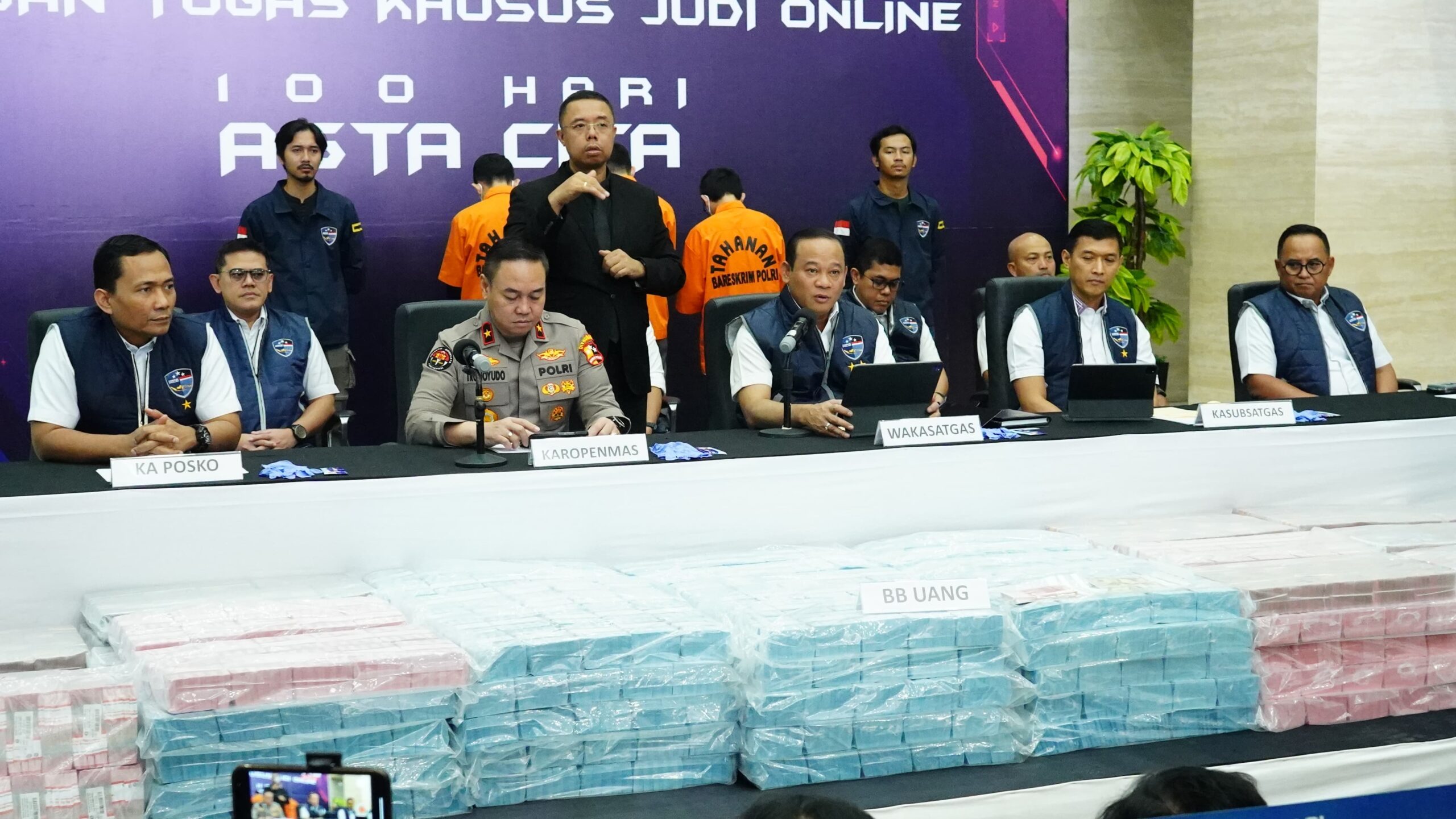 Sita Rp 78,1 miliar Dari Judi Online Internasional, Komitmen Polri Atas  Asta Cita Presiden Prabowo