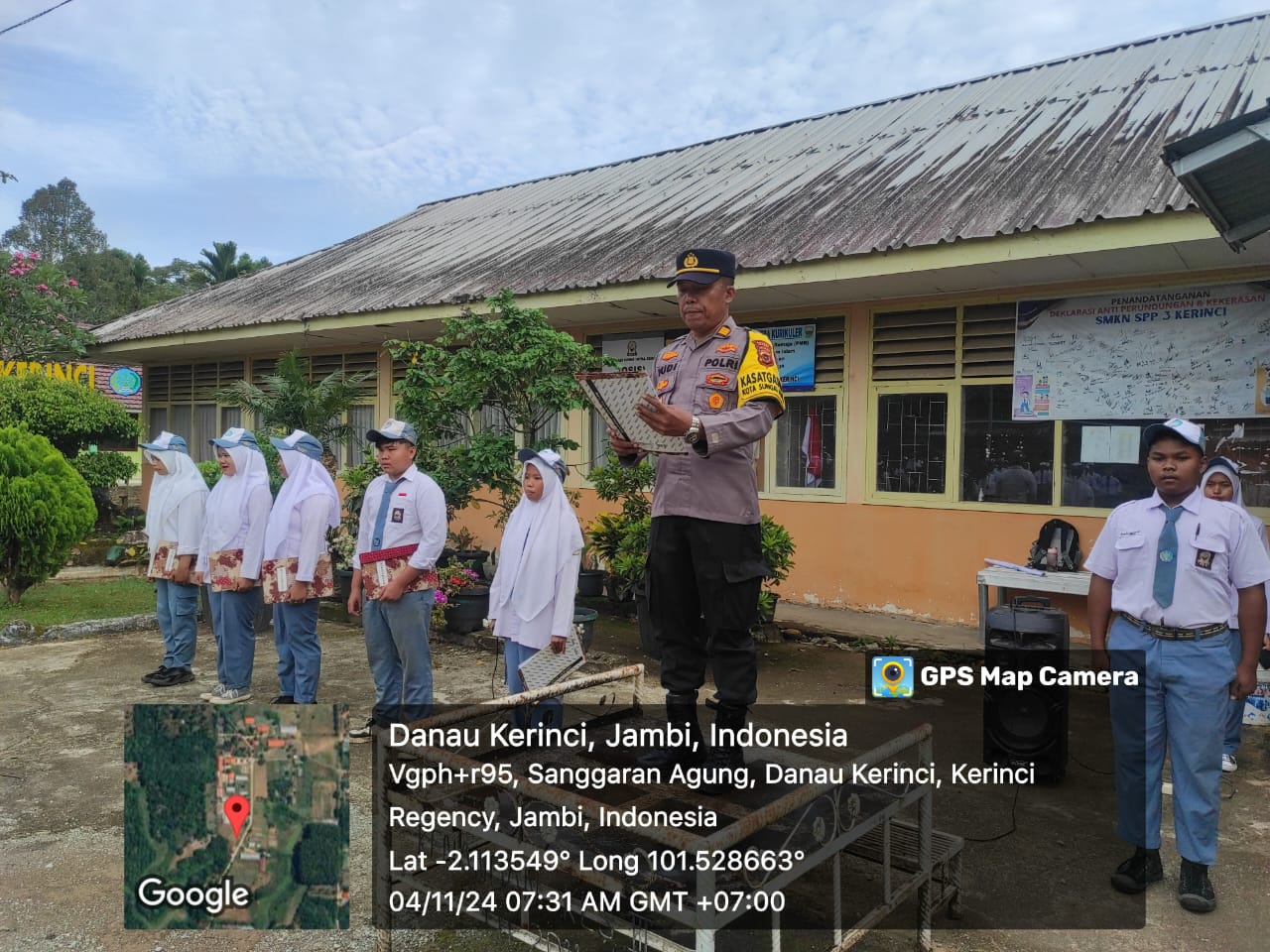 Penerimaan Polri, Polres Kerinci Sosialisasikan Rekrutmen Bakomsus SMKN PP Negeri Kerinci