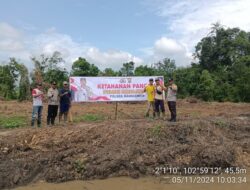 Tanpa Kenal Lelah Kapolsek Mandiangin Terjun Langsung Dukung Ketahanan Pangan Program 100 Hari Presiden – Wakil Presiden RI 