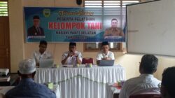 Tingkatkan Kelembagaan P3A, Bappeda Pasaman dan Wali Nagari Panti Selatan Gelar Pelatihan Bagi Kelompok Tani