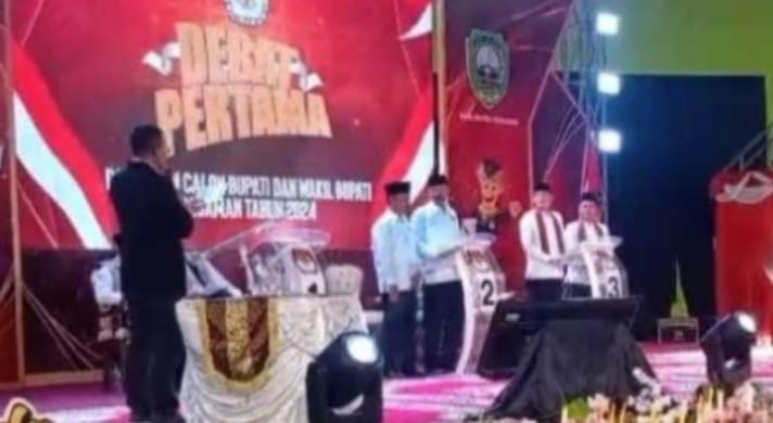 KPU Pasaman Gelar Debat Pertama Paslon Bupati dan Wakil Bupati Pasaman