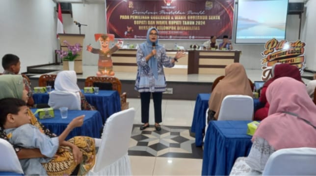 KPU Pasaman Gelar Sosialisasi Pilkada Ramah Bagi Penyandang Disabilitas