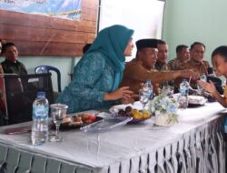 Pj Bupati Merangin dan Ibu Promosikan Gemarikan di Desa Muara Delang Kecamatan Tabir Selatan