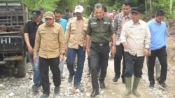 Pj Bupati Merangin Monev Pelaksanaan Fisik DAK 2024 di Desa Lubuk Bumbun Kecamatan Margo Tabir