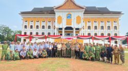 Dandim 0420/Sarko Hadiri Apel Siaga Satlinmas di Kantor Bupati Merangin