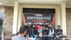 Tim Macan Pseko Satreskrim Polres Sarolangun Amankan JA “diduga” Melarikan Gadis Dibawah Umur.