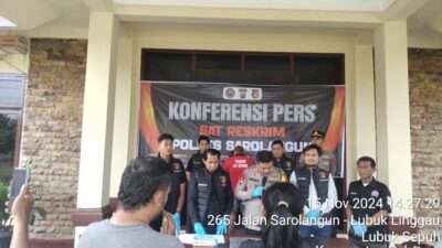 Tim Macan Pseko Satreskrim Polres Sarolangun Amankan JA “diduga” Melarikan Gadis Dibawah Umur.