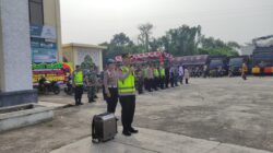 Polres Sarolangun Gelar Apel Gabungan Kesiapan Pengamanan Debat Terbuka / Publik Paslon Bupati dan Wakil Bupati Sarolangun Pilkada Tahun 2024.