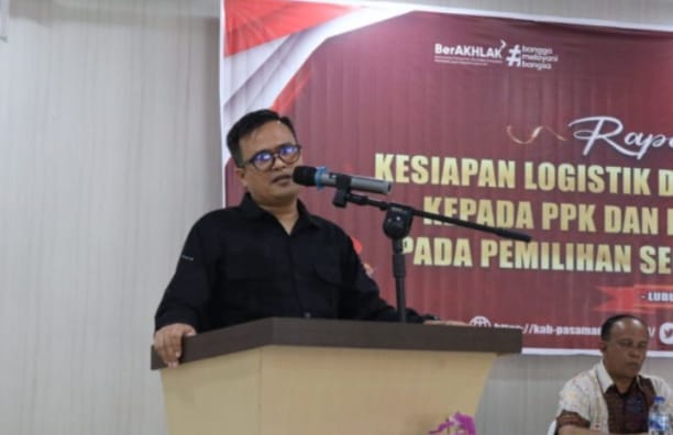 Jelang Pendistribusian logistik, KPU Pasaman Gelar Bimtek Penggunaan Aplikasi SILOG