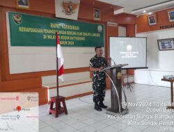 Diawali Rapat Koordinasi,Kodim 0417/Kerinci Siap Bantu Bencana Alam Di Kabupaten Kerinci.