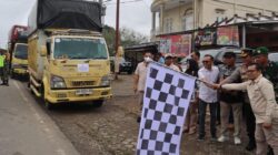 Pj Bupati Merangin di Dampingi Dandim 0420/Sarko, Kapolres Merangin bersama KPU/Bawaslu Lepas Bersama Distribusi Logistik Pilkada 2024