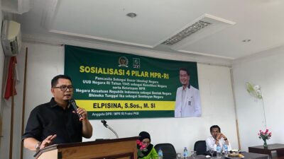 Sosialisasi 4 Pilar Elpisina Anggota DPR MPR Ri Praksi PKB Dalam 4 Pilar Kebangsaan