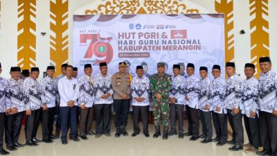 Momen Istimewa, Pasi Pers Kodim 0420/Sarko Hadiri Hari Guru Nasional di Kabupaten Merangin