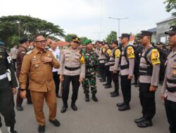 Amankan Pilkada Serentak Tahun 2024, Polres Lebak gelar Apel Pergeseran Pasukan PAM TPS di Alun-alun Rangkasbitung