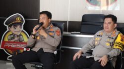 Kapolres Merangin Bersama Pamatwil Polda Jambi, Gelar Cooling System Bersama Awak Media.