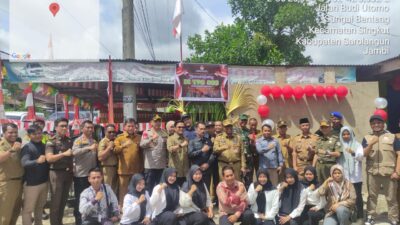 Pamatwil bersama Kapolres Sarolangun Kunjungi persiapan bersifat Kegiatan Kamtibmas di TPS Pasar Singkut.