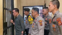 Kasat Reskrim Polres Kerinci Cek Tahanan Kesiapan Tahanan, Jelang Pencoblosan     