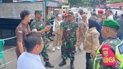 Dandim 0420/Sarko Bersama Forkopimda Tinjau TPS di Merangin, Pastikan Pencoblosan Berjalan Lancar