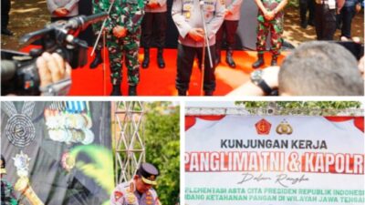 Kapolri-Panglima TNI Tinjau Kesiapan Program Ketahanan Pangan di Jawa Tengah