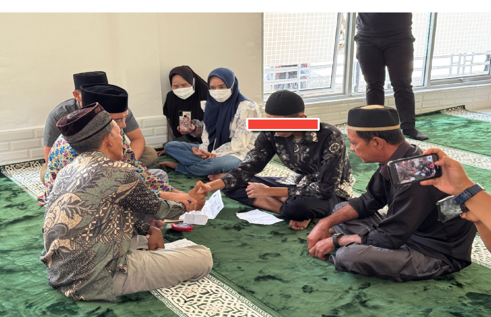 Polres Kerinci Pasilitasi Tahanan nya Inisial MN 21 Tahun Menikah Secara Syah diMasjid Nurul Amin