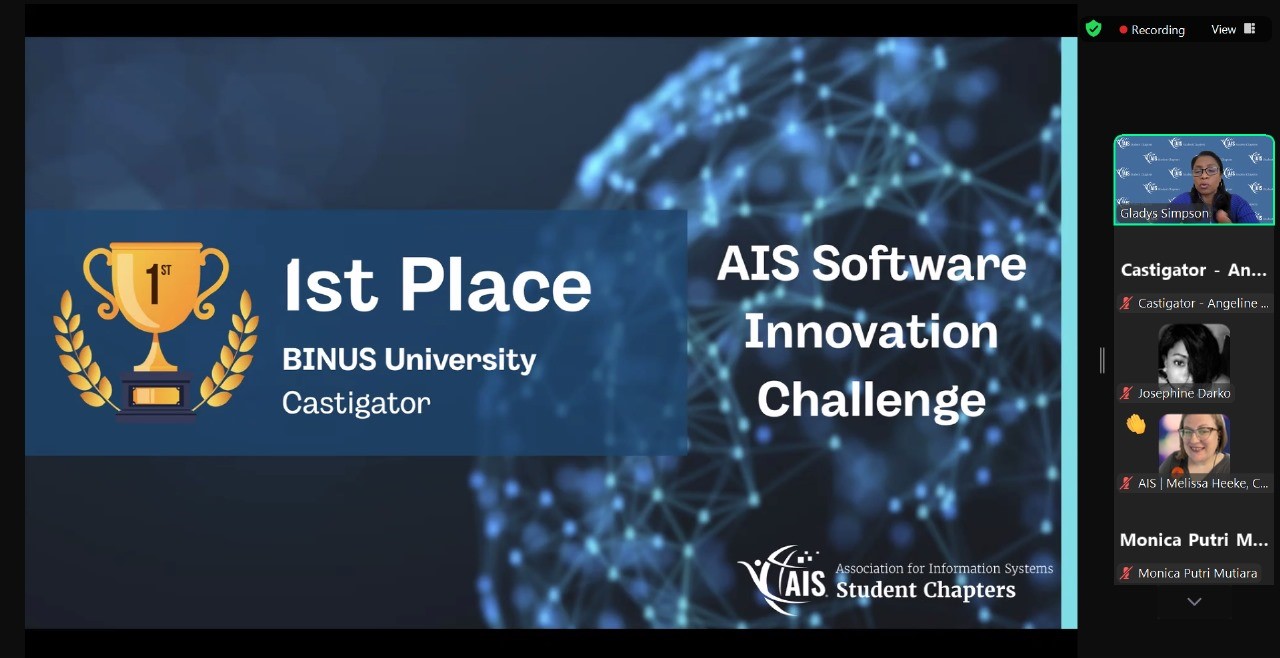 Mahasiswa School of Information Systems BINUS UNIVERSITY Berhasil Menjadi Digital Changemaker di AIS Software Innovation Challenge 2024