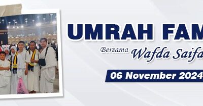 CERITA WAFDA SAIFAN DAN KELUARGA BERIBADAH UMRAH, YUK SIMAK KESERUANNYA!